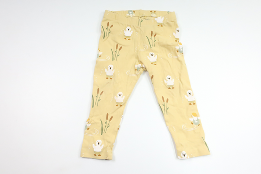 Byxor med ankor från Lindex - Storlek 80 - Gul