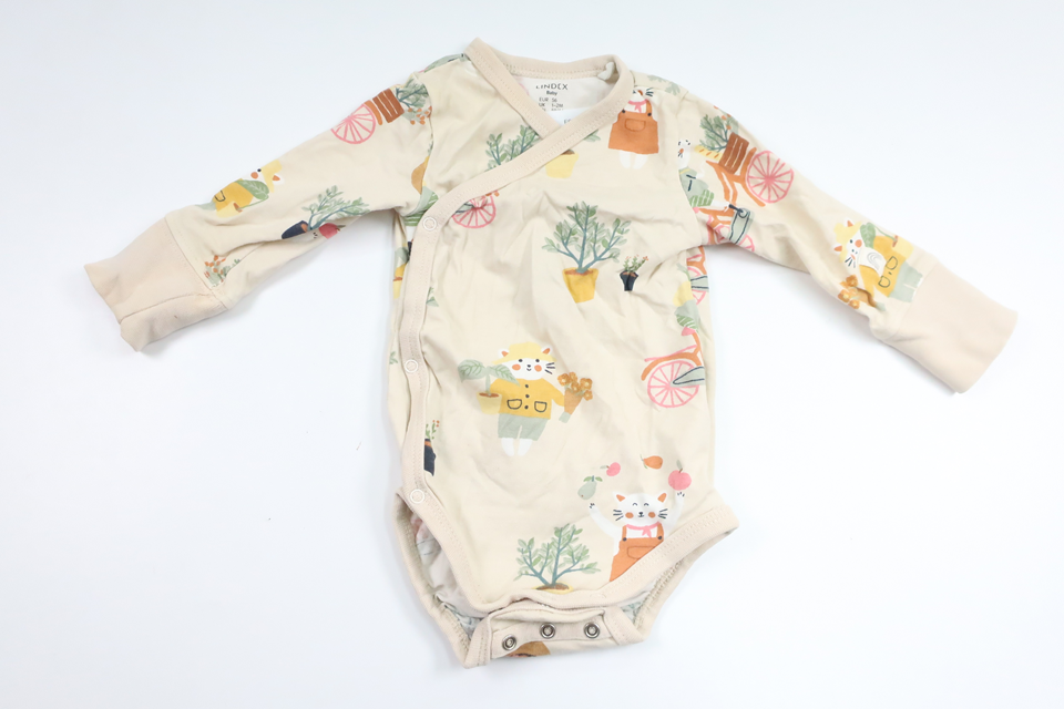 Wrap bodysuit from Lindex - Size 56 - Off-white