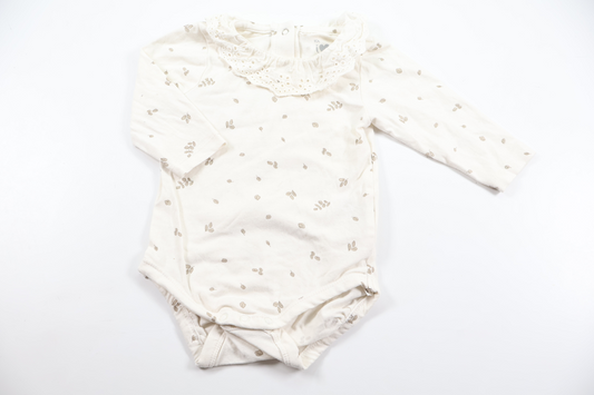 Body från ICA I Love Eco - Storlek 62 - Benvit