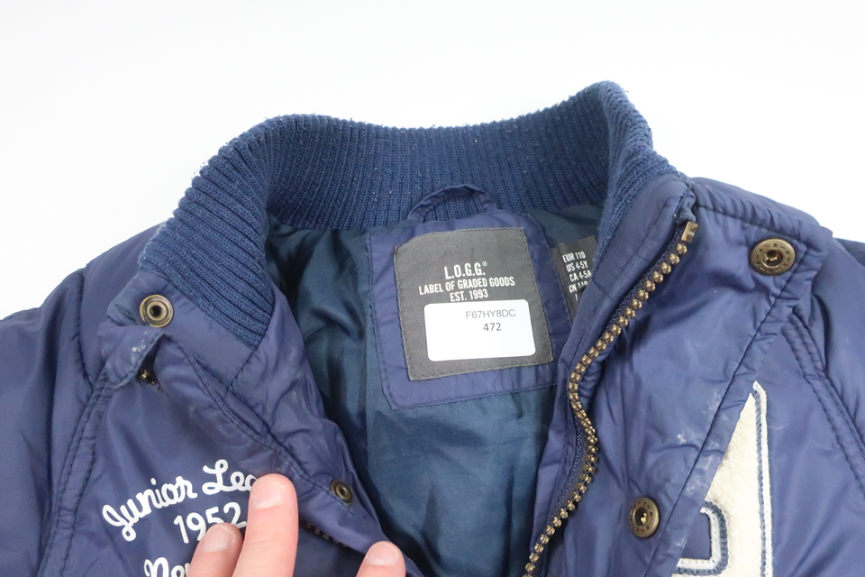 Vinterjacka från H&M - Storlek 110 - Marinblå