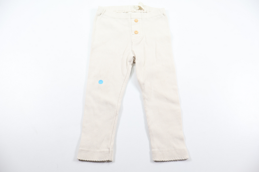 Ribbade byxor från H&M - Storlek 86 - Beige