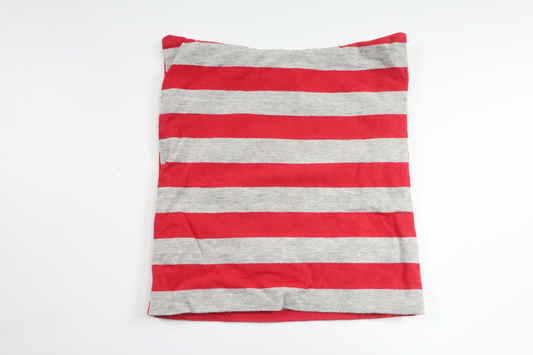 Randig mössa från Hemsytt - Storlek 86/92 - Röd