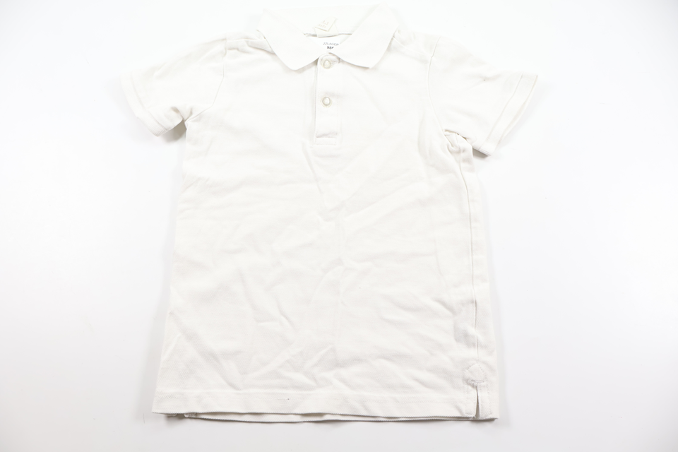 Pikétröja från H&M - Storlek 104 - Vit