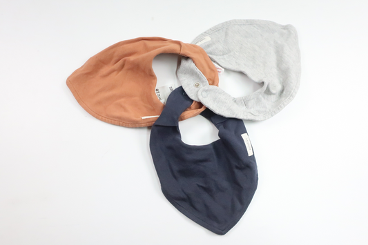 Tre pack haklappar från Newbie - Storlek One size - Multi