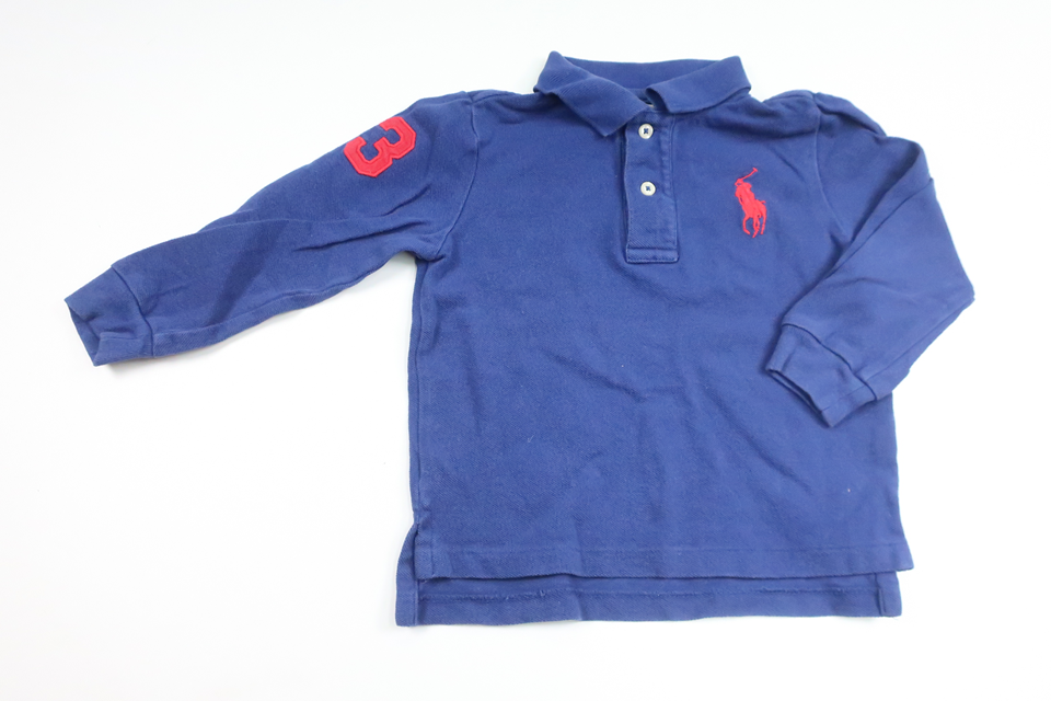 Pikétröja från Ralph Lauren - Storlek 86/92 - Blå