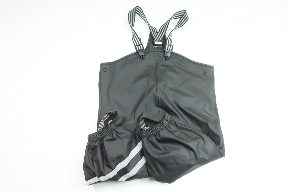 Fleecefodrade regnbyxor från Lindex - Storlek 86 - Svart