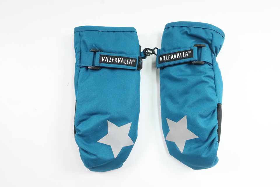 Fleecefodrade vantar från Villervalla - Storlek 98/104 - Blå
