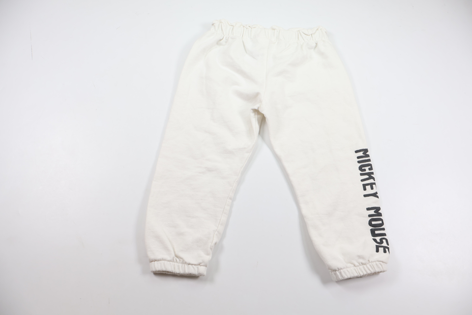 Byxor med Musse Pigg från LC Waikiki - Storlek 92/98 - Vit