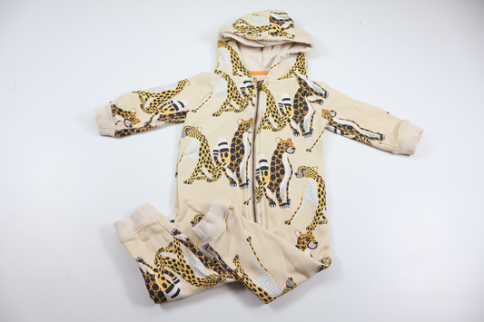 Overall/Jumpsuit med leoparder från Filemon Kid - Storlek 68/74 - Beige