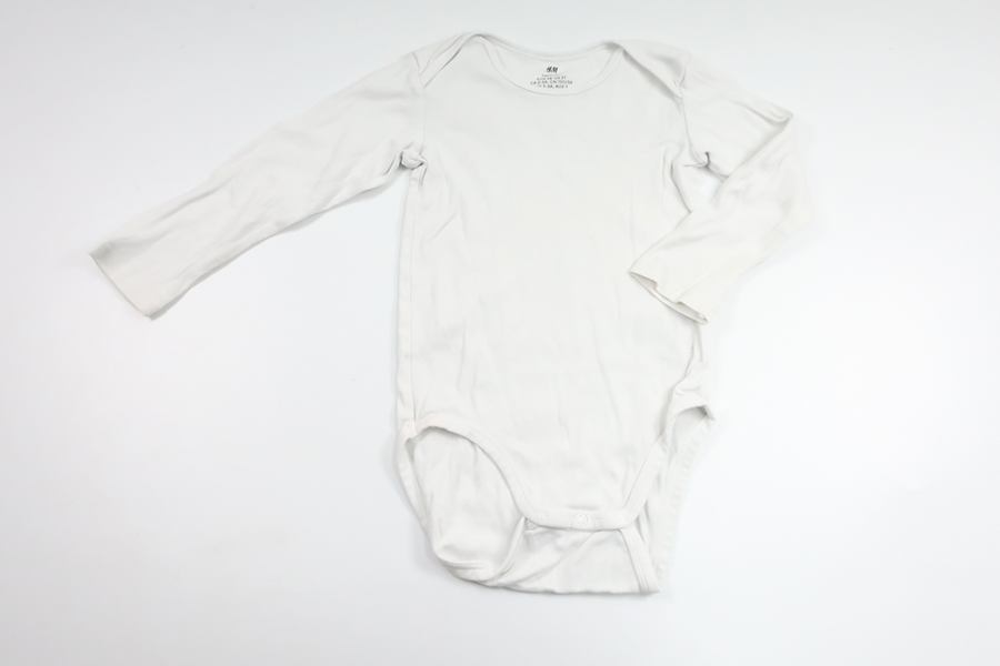 Body från H&M - Storlek 92/98 - Vit