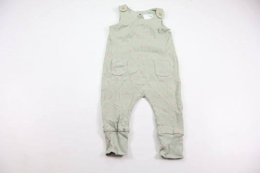 Blommig jumpsuit från H&M - Storlek 62 - Grön