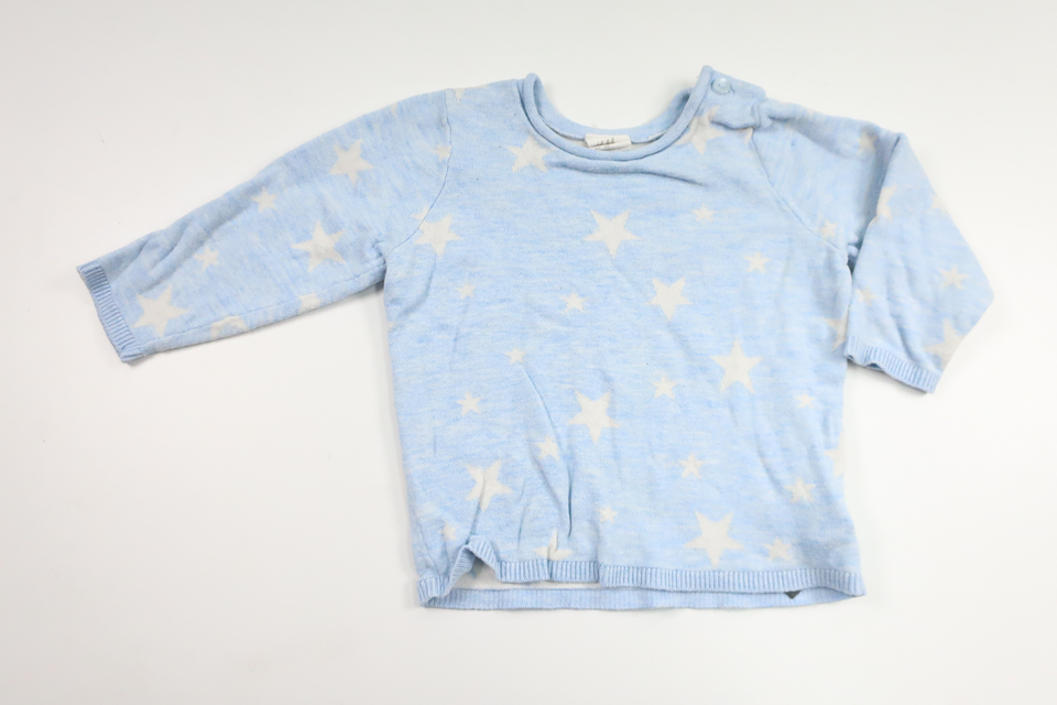 Stickad tröja från H&M - Storlek 68 - Blå