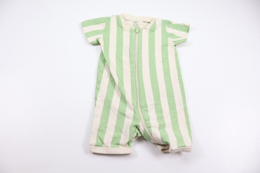 Randig pyjamas från Lindex - Storlek 62 - Grön
