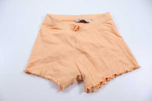 Ribbade shorts från Primark - Storlek 98 - Orange