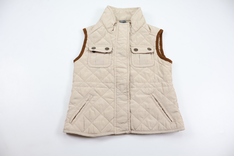Quiltad väst från Zara - Storlek 98 - Beige