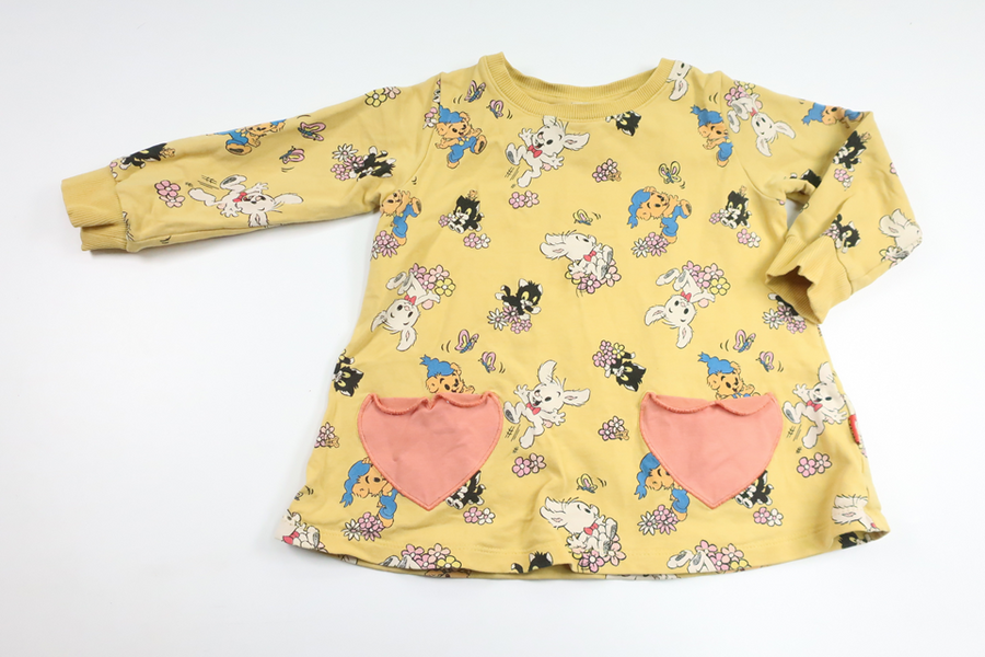 Klänning från Bamse by Lindex - Storlek 92 - Gul