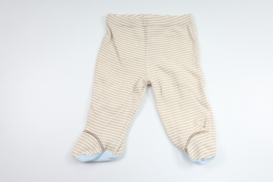 Randiga byxor från Okänt - Storlek 56/62 - Beige