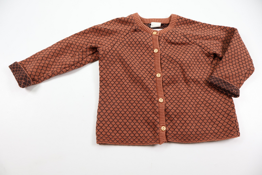 Stickad tröja från H&M - Storlek 74 - Brun