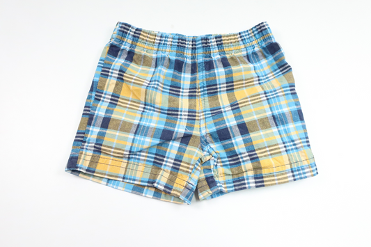 Rutiga shorts från Carter's - Storlek 74/80 - Multi