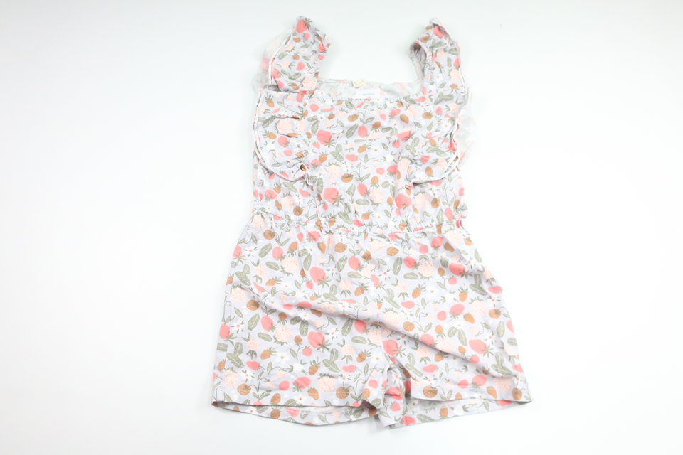 Jumpsuit med jordgubbar från Uniq Mini - Storlek 122/128 - Blå