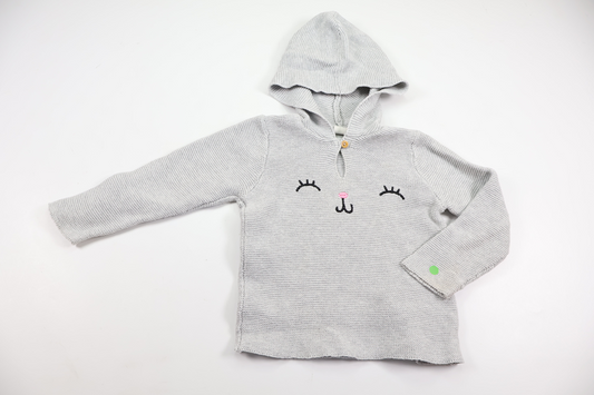 Stickad tröja från H&M - Storlek 86 - Grå