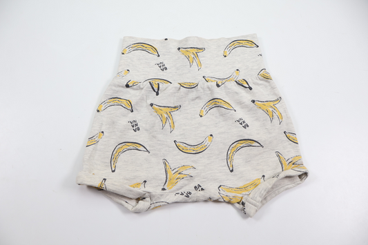 Shorts med bananer från H&M - Storlek 68 - Grå