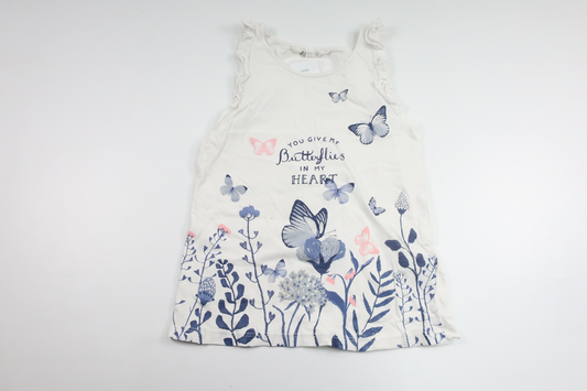 Linne från H&M - Storlek 122/128 - Vit