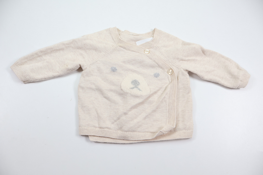 Omlottröja från H&M - Storlek 62 - Beige