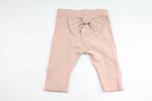 Byxor med rosett från Newbie - Storlek 56 - Rosa