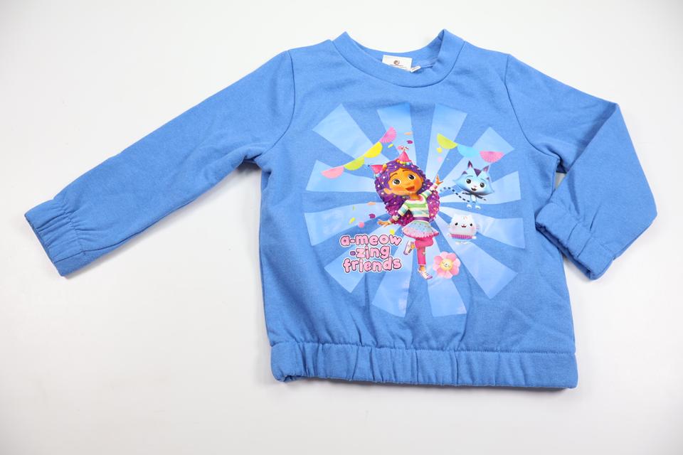 Sweatshirt med Gabby's Dollhouse från Dreamworks - Storlek 98 - Blå