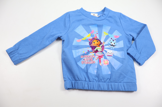 Sweatshirt med Gabby's Dollhouse från Dreamworks - Storlek 98 - Blå