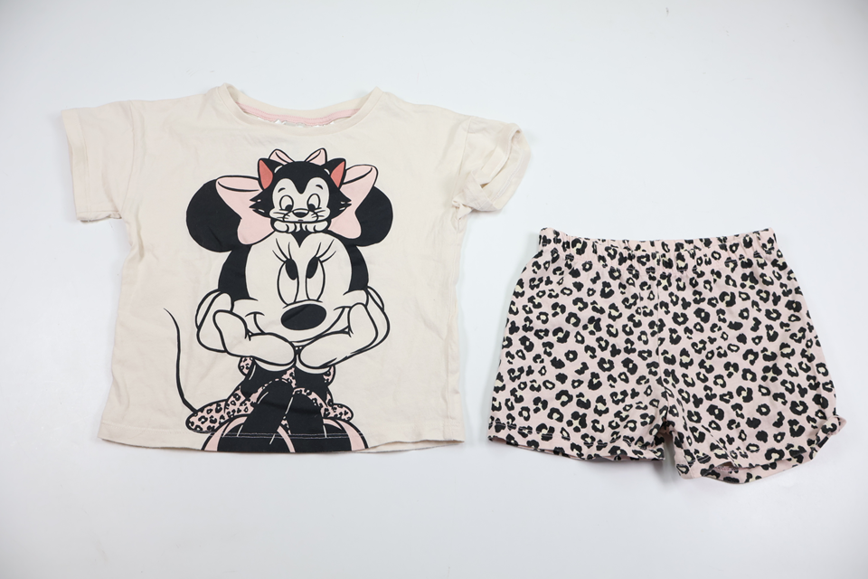 Tvådelad pyjamas med Mimmi från H&M - Storlek 98/104 - Beige