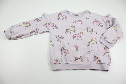 Sweatshirt från Lindex - Storlek 122 - Lila