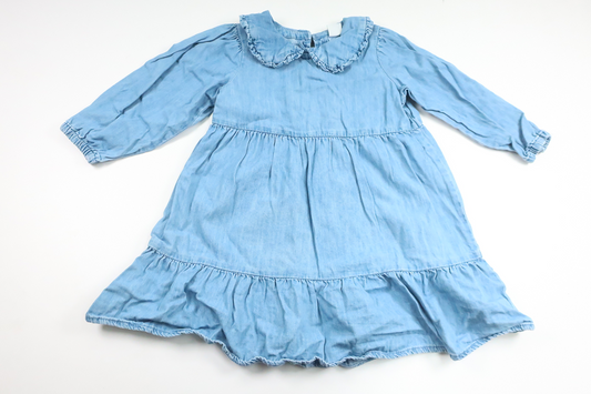 Klänning i denim från Lindex - Storlek 104 - Denim