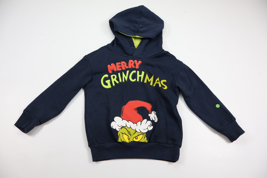 Huvtröja från The Grinch - Storlek 98/104 - Marinblå