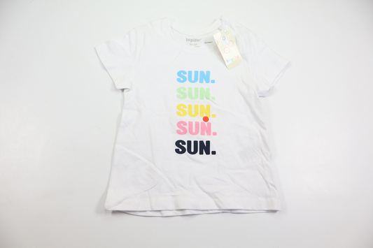 T-shirt från Lupilu - Storlek 98/104 - Vit