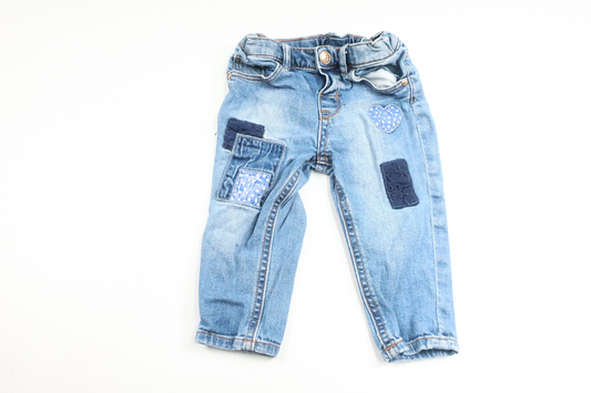 Jeansbyxor från H&M - Storlek 74 - Denim