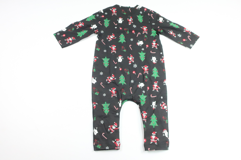 Pyjamas med julmotiv från My Wear Baby - Storlek 74 - Svart