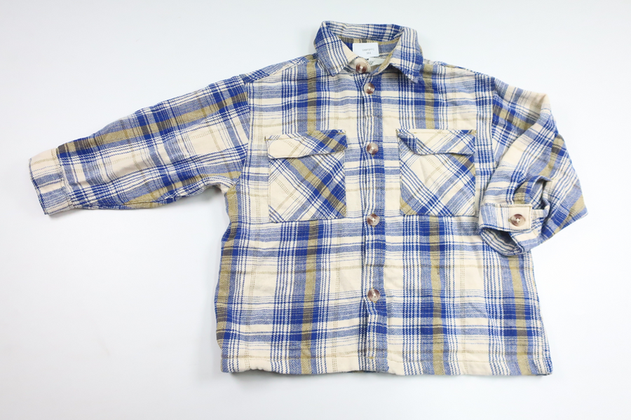 Rutig jacka från H&M - Storlek 104 - Blå