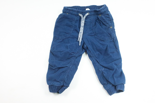 Fodrade byxor från H&M - Storlek 68 - Blå