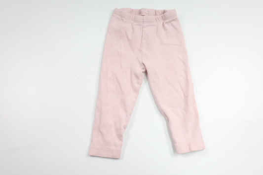 Ribbade byxor från ICA I Love Eco - Storlek 74 - Rosa