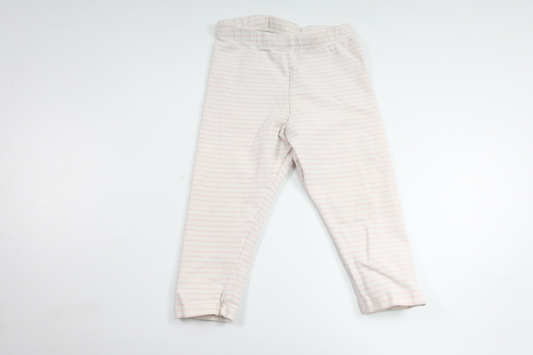 Randiga byxor från H&M - Storlek 80 - Vit