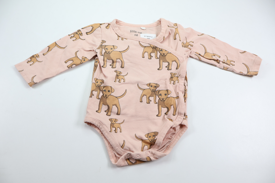 Omlottbody från Little Me - Storlek 68 - Rosa