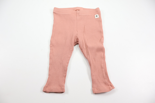 Ribbade byxor från Lindex - Storlek 74 - Rosa
