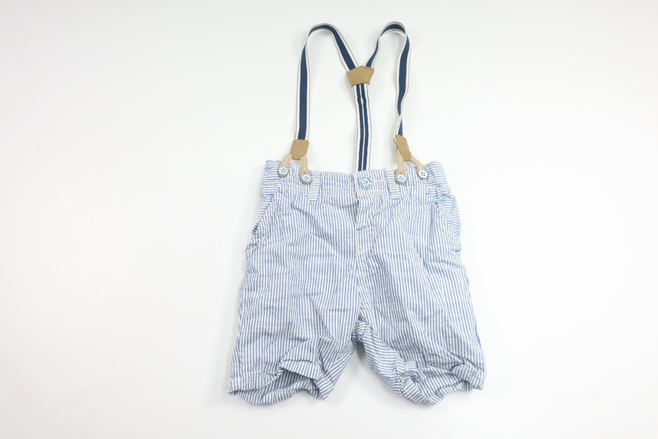 Hängselshorts från H&M - Storlek 80 - Blå