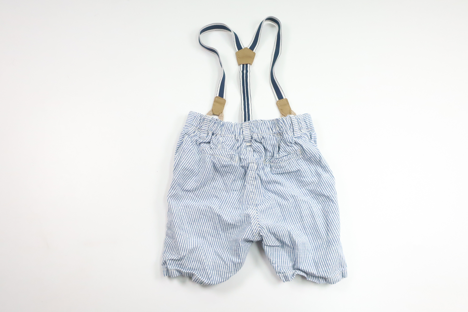 Hängselshorts från H&M - Storlek 80 - Blå
