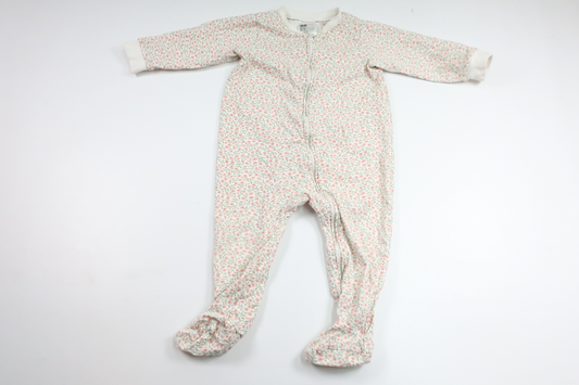 Blommig pyjamas från H&M - Storlek 86 - Beige