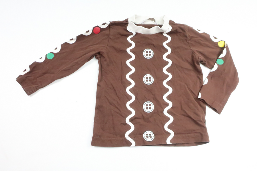 Pepparkakspyjamas från Lindex - Storlek 92 - Brun