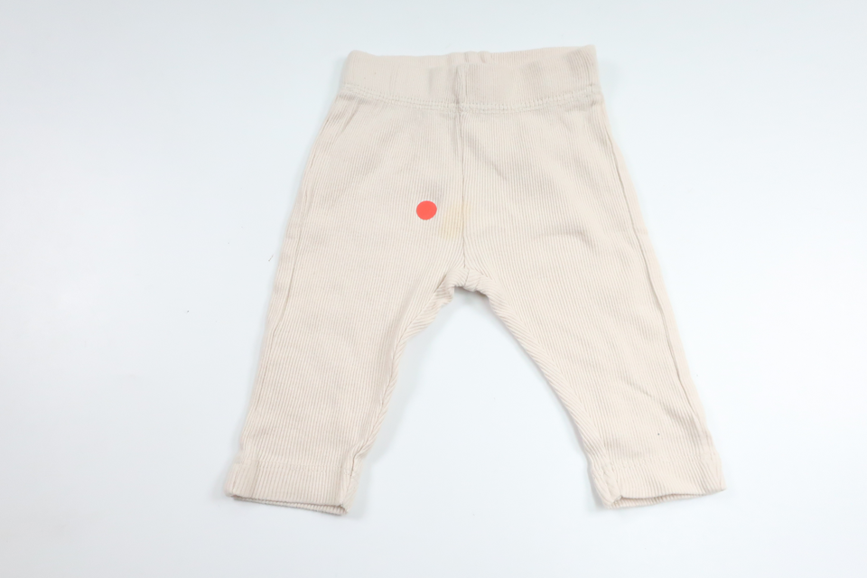 Ribbade byxor från Tiny One - Storlek 50 - Benvit