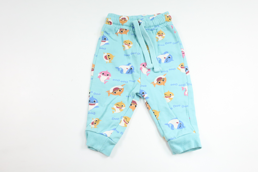 Byxor med Baby Shark från Cubus - Storlek 62 - Blå